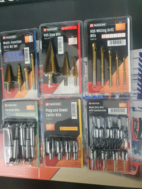 parkside specialised drill bit set 